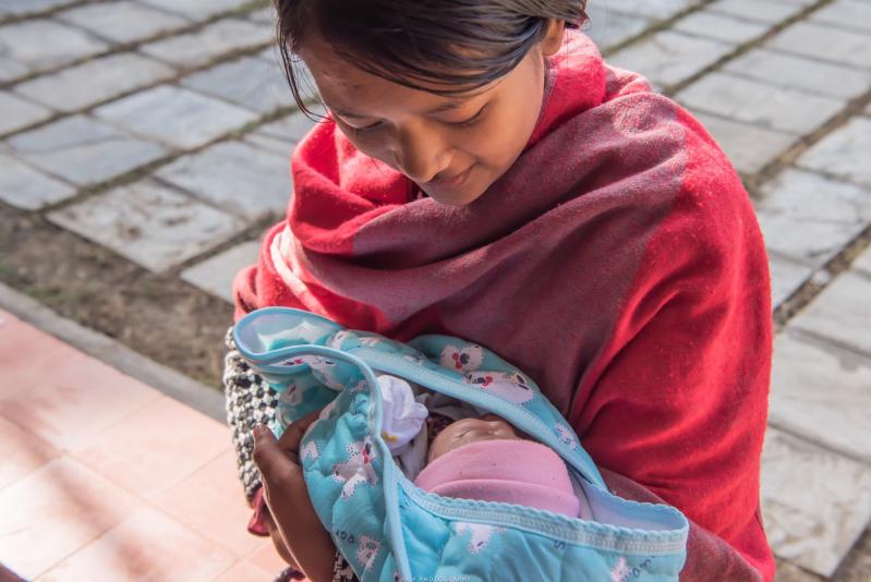 尼泊爾期望醫療中心 強褓中的聯新寶寶要上幼兒園囉！