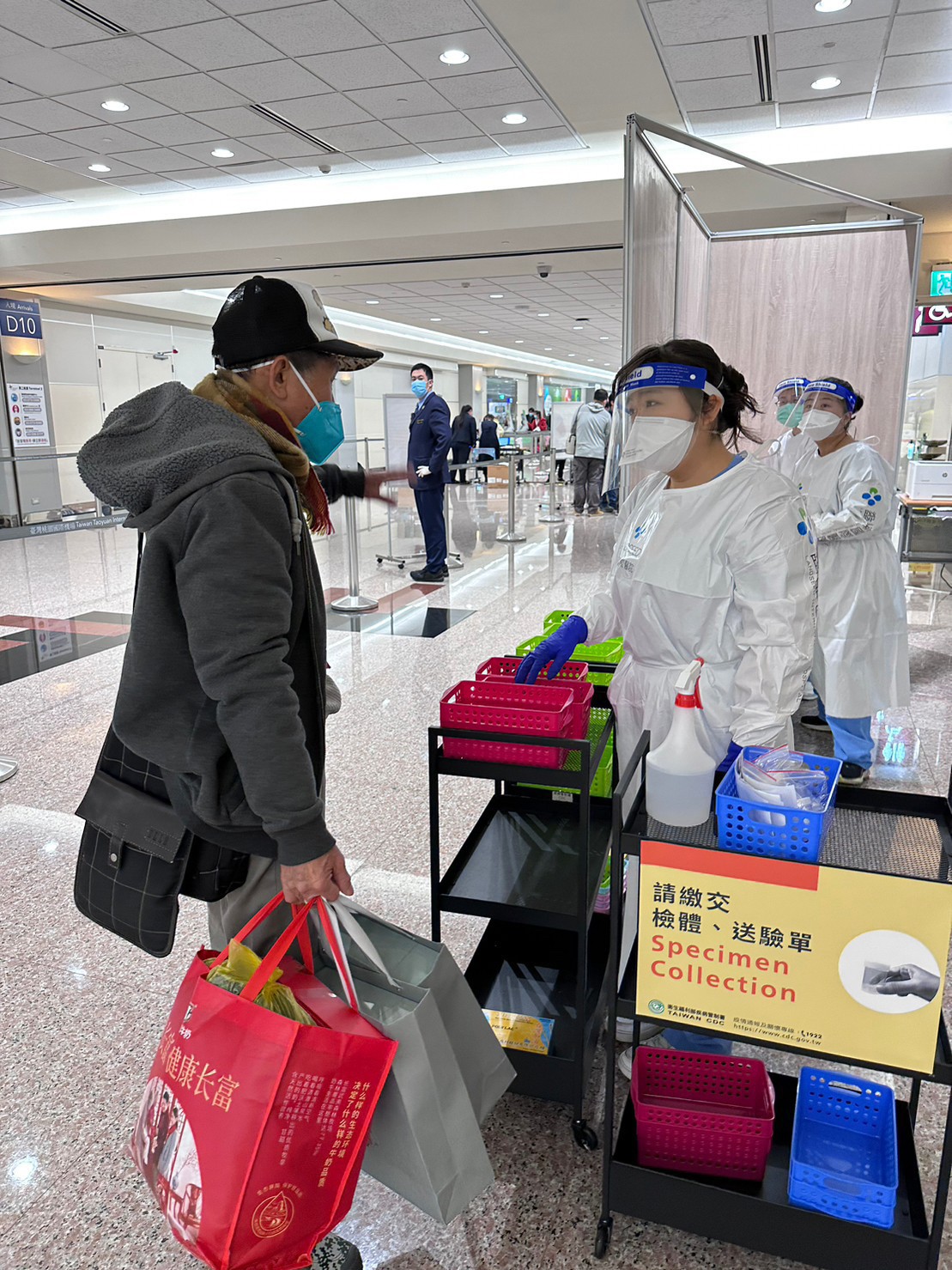 聯新國際醫院承接桃園國際機場中國航班加強檢疫專案